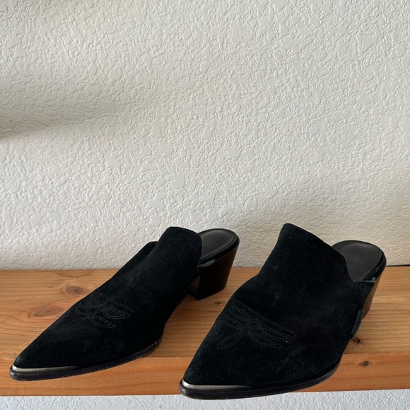 PAIGE Kensington Western Mule Size 8 NO BUCKLE - Picture 4 of 9